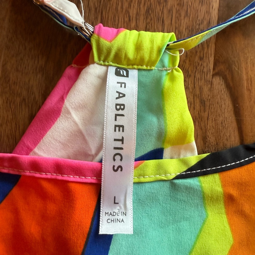 Fabletics Multicolor Geometric Romper - image 2